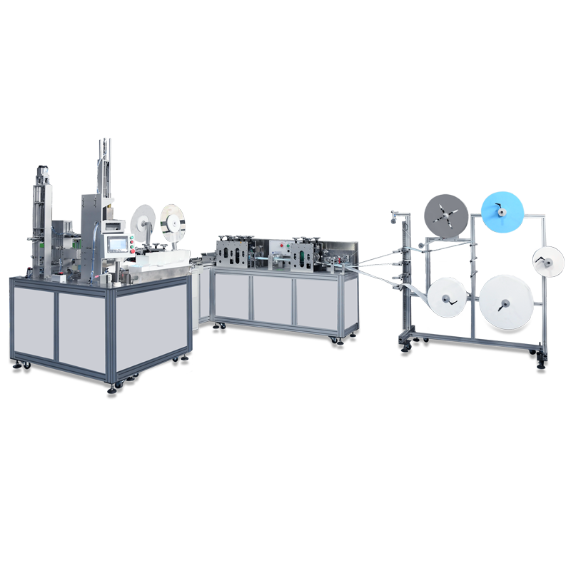 绑带式平面口罩机自动入盒生产线