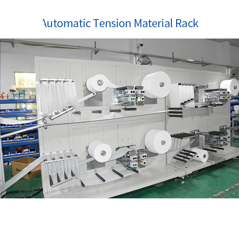 Automatic Fish Shaped Sticking Sponge Strip Adding Box Packing Mask Machine