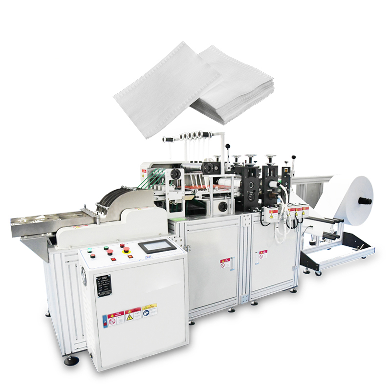 Square type makeup remover cotton making machine