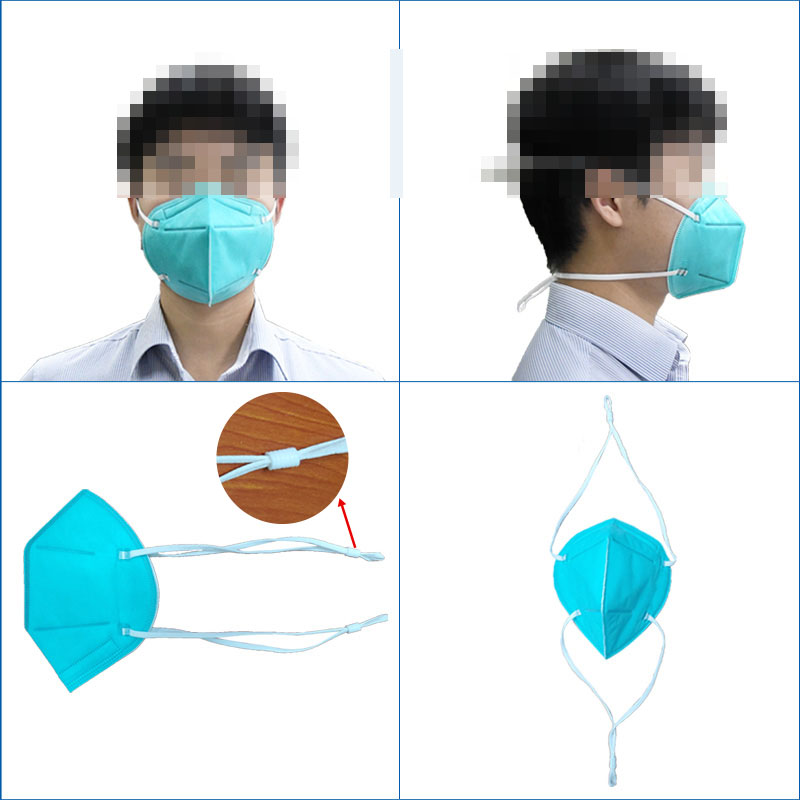 Automatic Lengthening Headband Folding Mask Packing Production Line with Threading Buckle Function & Sticking Sponge Strip Function.